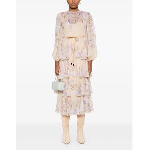 Zimmermann Eden Lace Edge Midi Dress | Size: US 4
